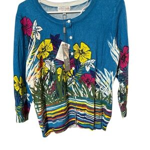 Joseph A Multicolor Floral Women's Hoodie